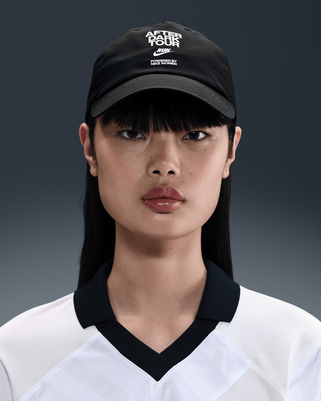 Nike After Dark Tour Dri-FIT unstrukturierte Club-Cap - Schwarz/Reflective Silver