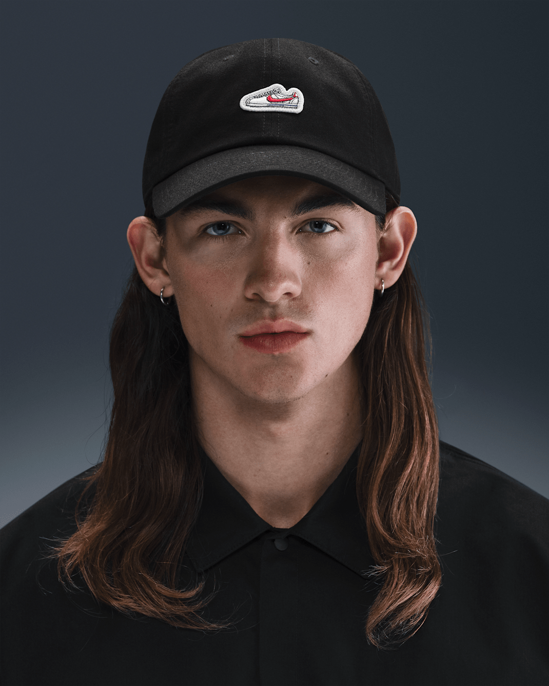 Casquette souple à écusson Cortez Nike Club - Noir