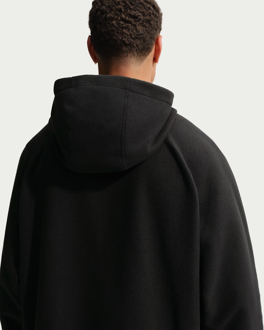 Ανδρικό φλις φούτερ με κουκούλα προπόνησης N.A.C. Dri-FIT Nike - Μαύρο/Μαύρο