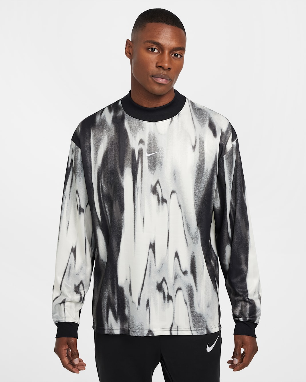 Nike Culture of Football Men's Dri-FIT Long-Sleeve Soccer Top - Sail/Black/White