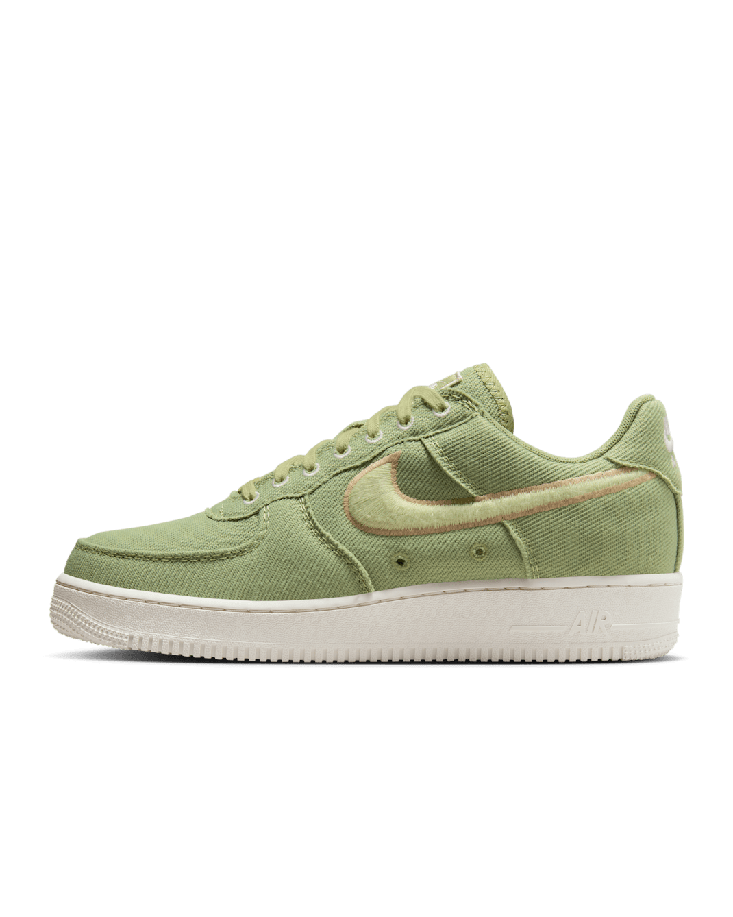 Tenis para hombre Nike Air Force 1 Low Canvas - Oliva empolvado/Cáñamo/Fantasma/Aura oliva