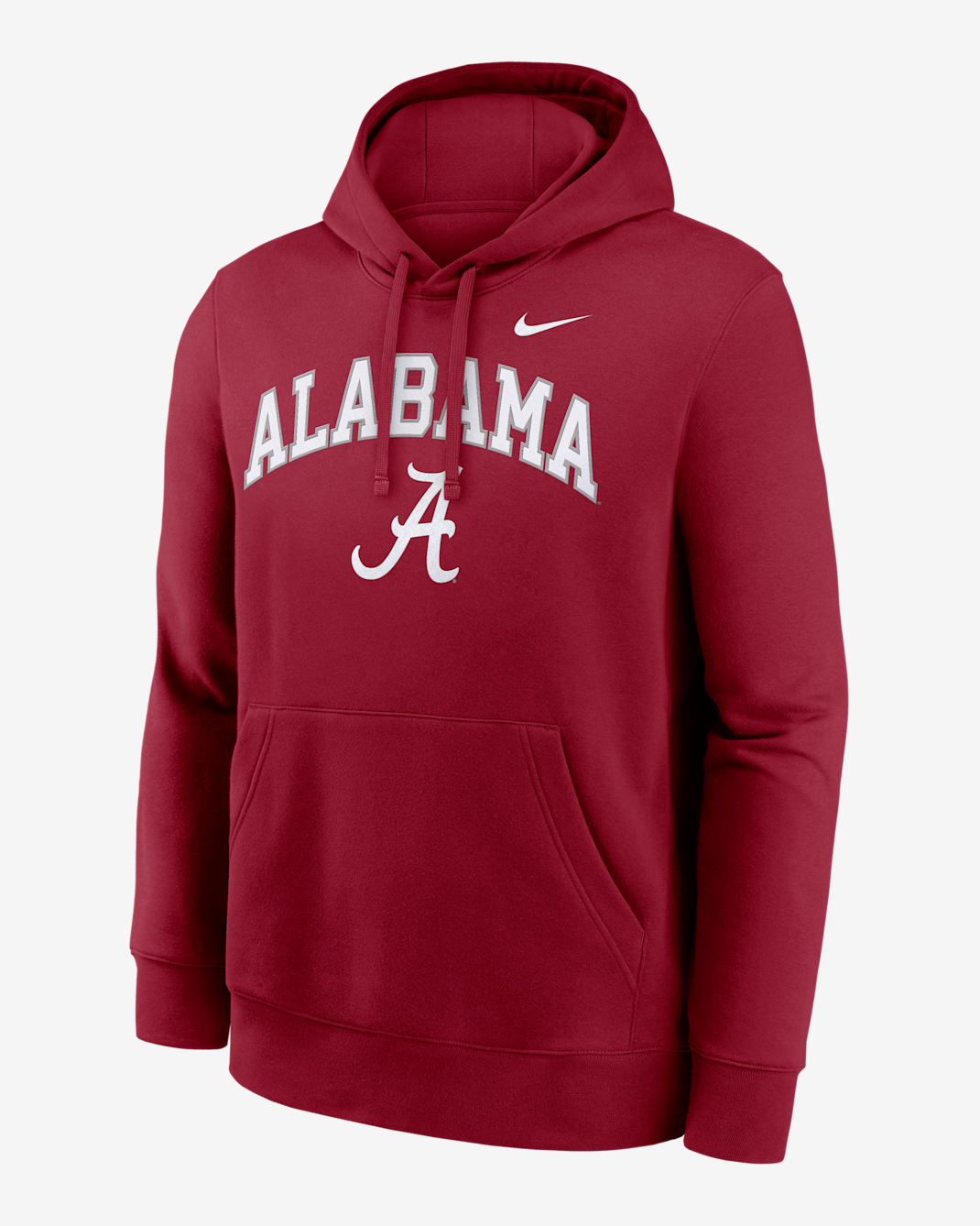 Alabama Arch Men's Nike College Pullover Hoodie - Crimson