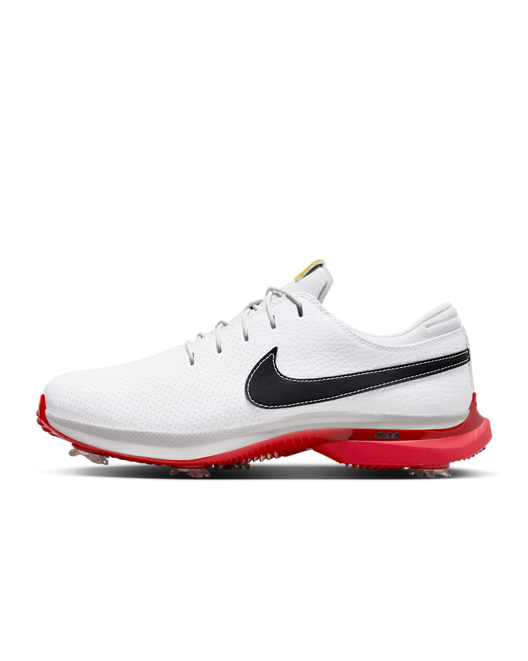 Nike Victory Tour 3 Golf Shoes (Wide) - White/Vivid Sulphur/Track Red/Black