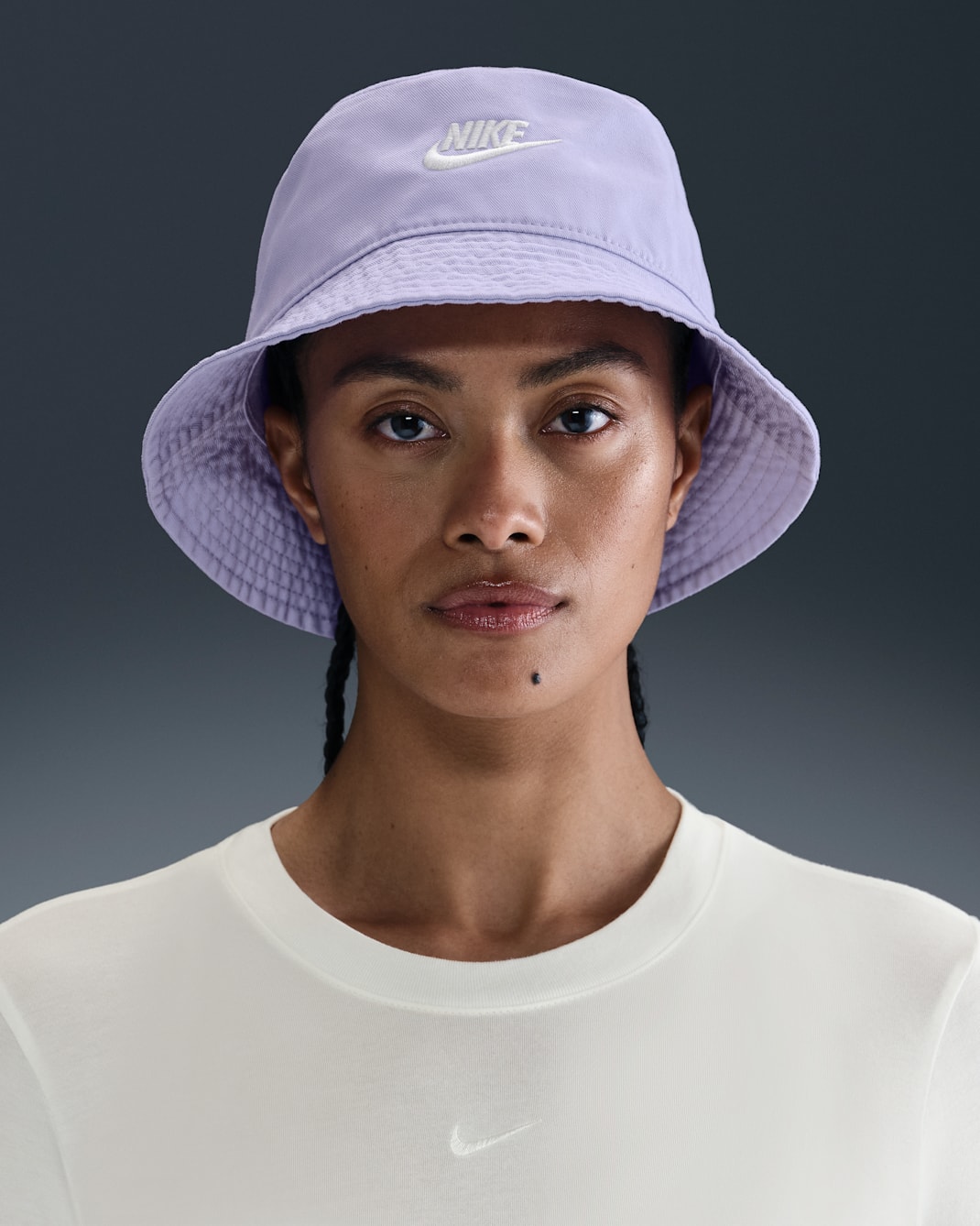 Nike Apex Futura Washed Bucket Hat - Hydrangeas/White