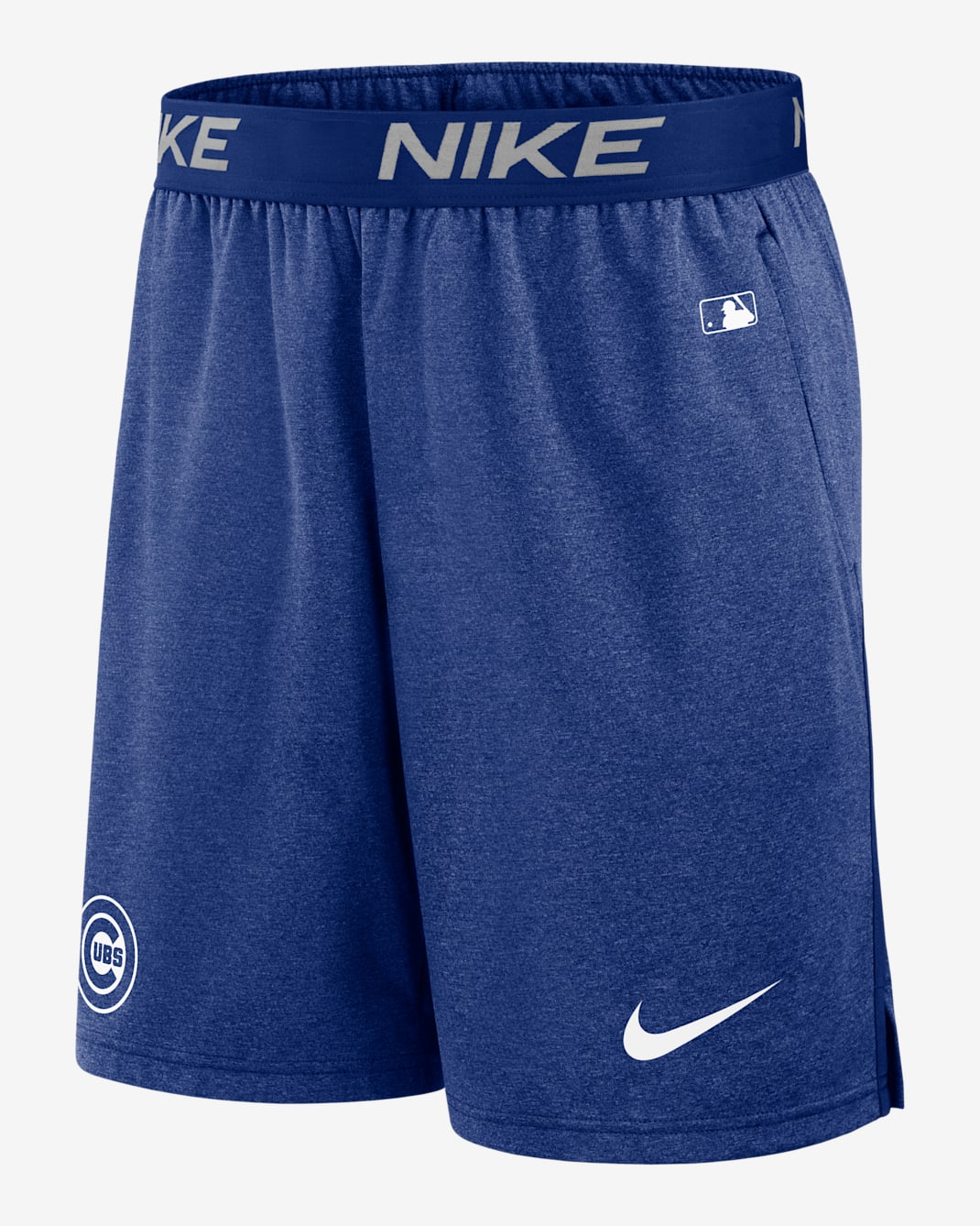 Shorts de la MLB Nike Dri-FIT para hombre Chicago Cubs Authentic Collection Practice - Royal