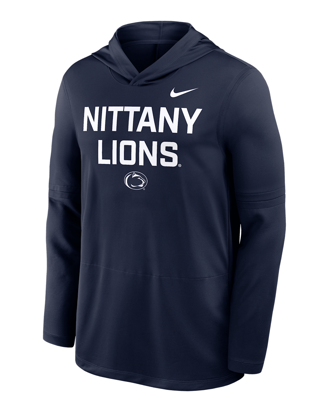 Penn State Sideline Men's Nike Dri-FIT College Long-Sleeve Hooded Top - Navy