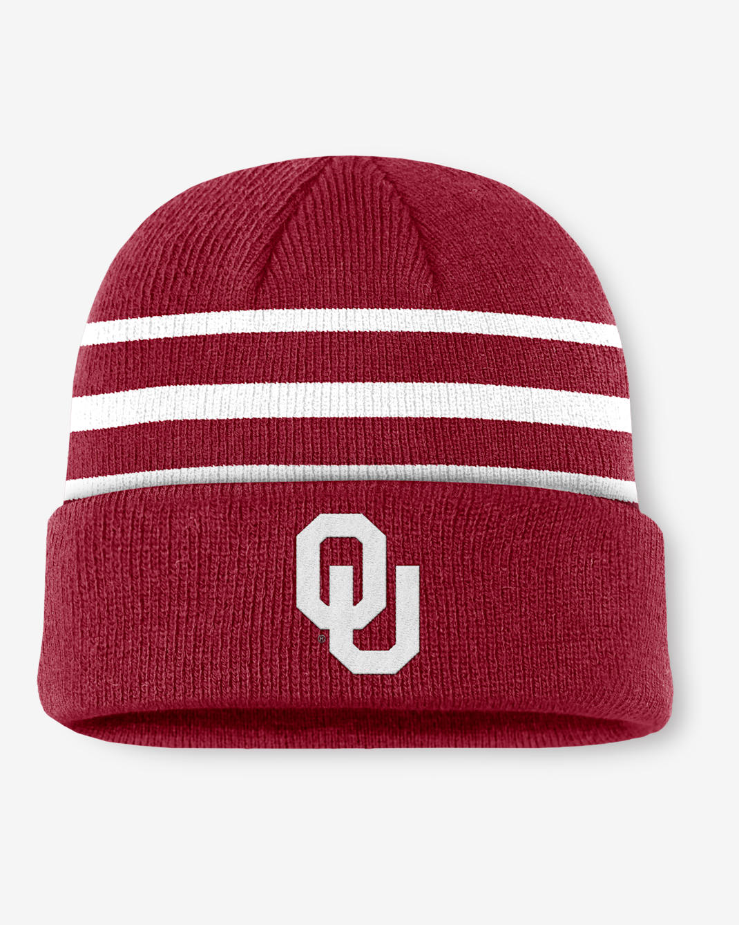 Oklahoma Primetime Utility Campus Men's Jordan Brand College Cuffed Beanie - Crimson