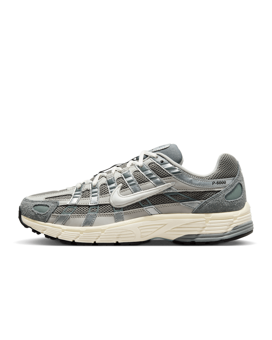 Nike P-6000 鞋款 - Flat Pewter/Light Iron Ore/Metallic Silver/白色
