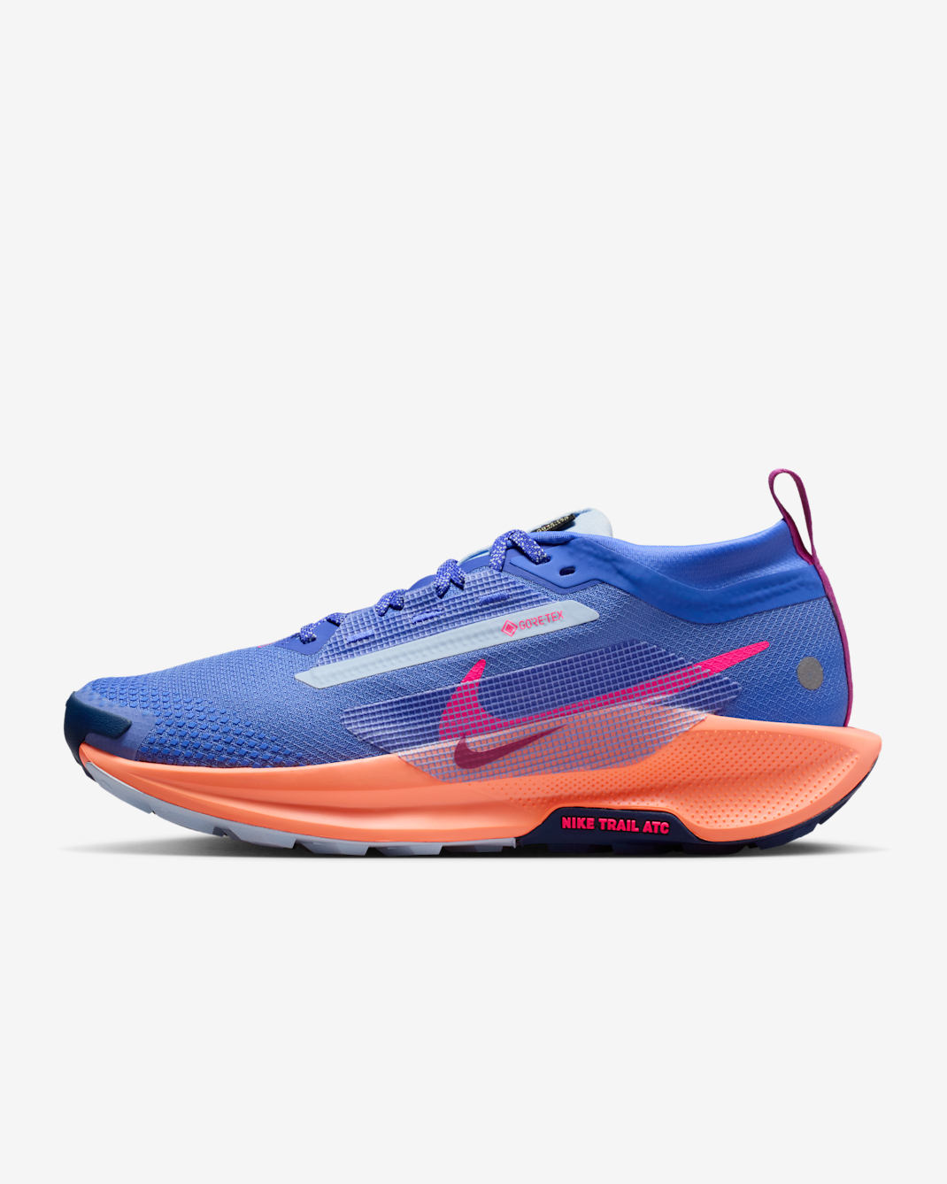 Nike Pegasus Trail 5 GORE-TEX Women's Waterproof Trail Running Shoes - Sapphire/Hydrogen Blue/Vivid Purple/Hyper Pink