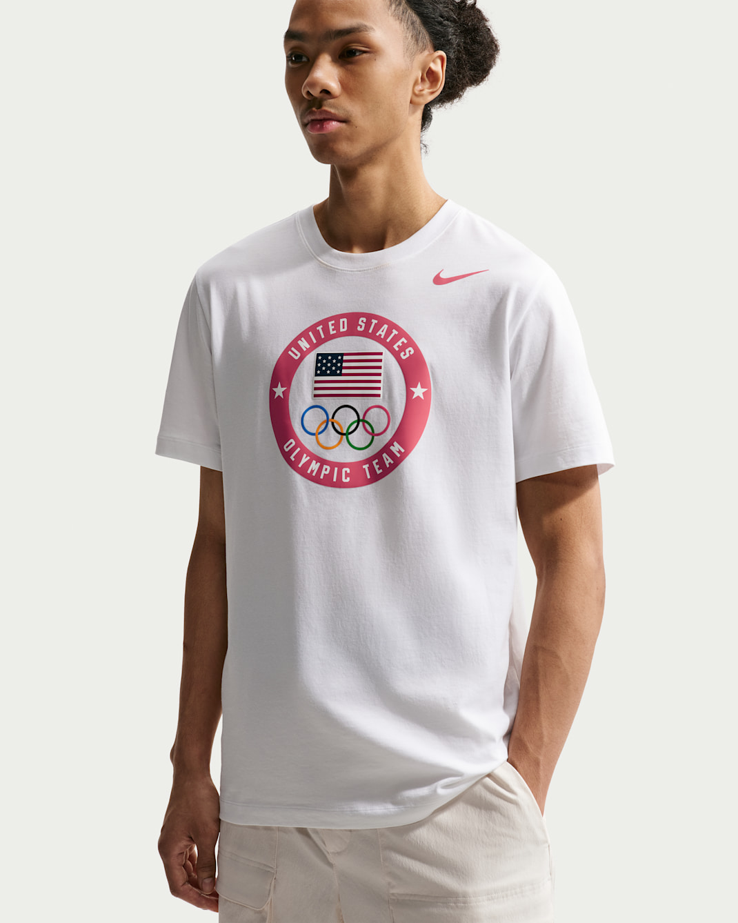 Nike Team USA Men's Dri-FIT T-Shirt - White