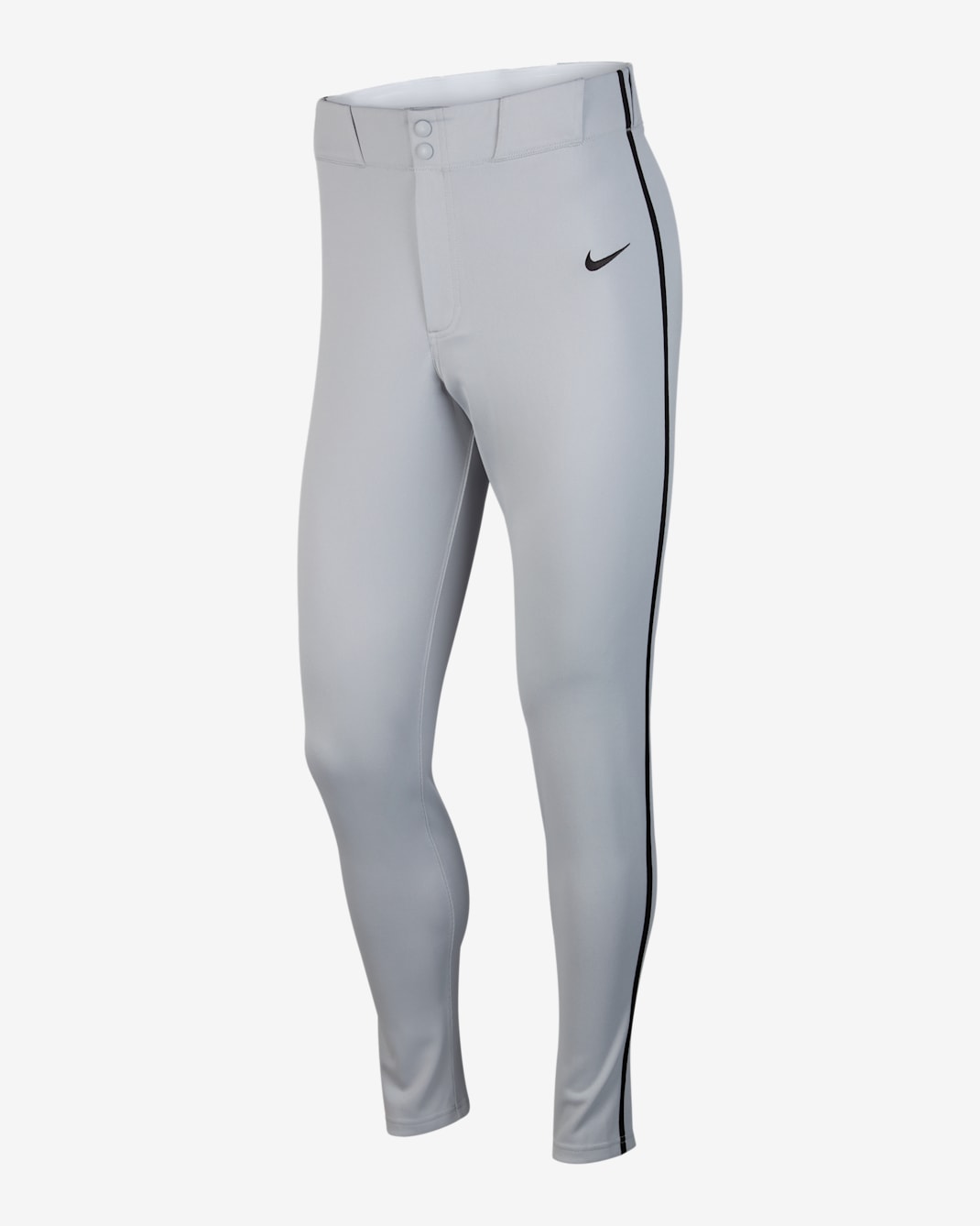 Nike Vapor Select Men's Piped Baseball Pants - Wolf Grey/Black/Black