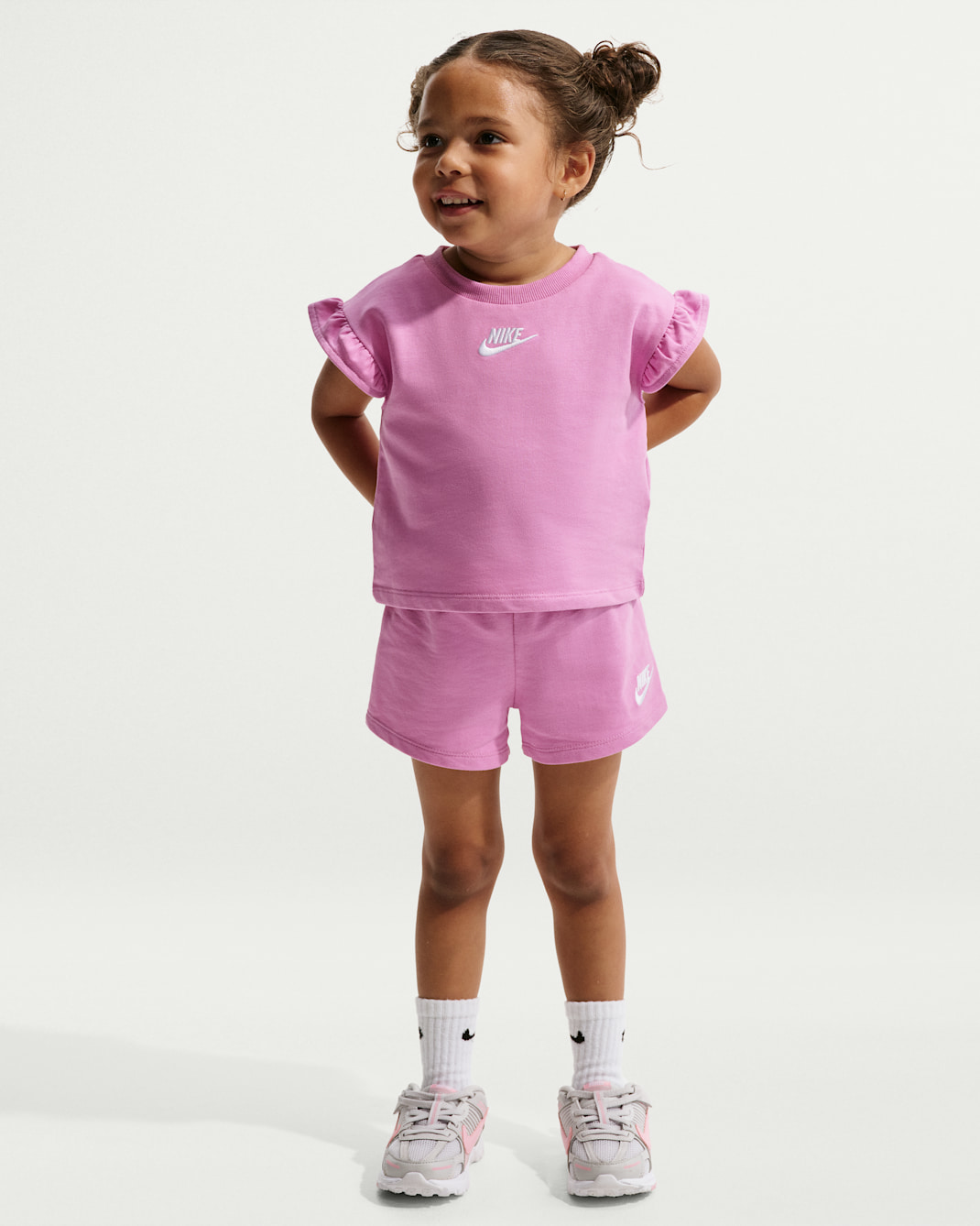 Nike Toddler 2-Piece Baby French Terry Set - Light Magenta