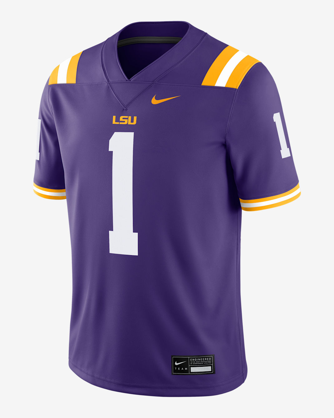 LSU Tigers Men's Nike Dri-FIT College Game Jersey - Court Purple