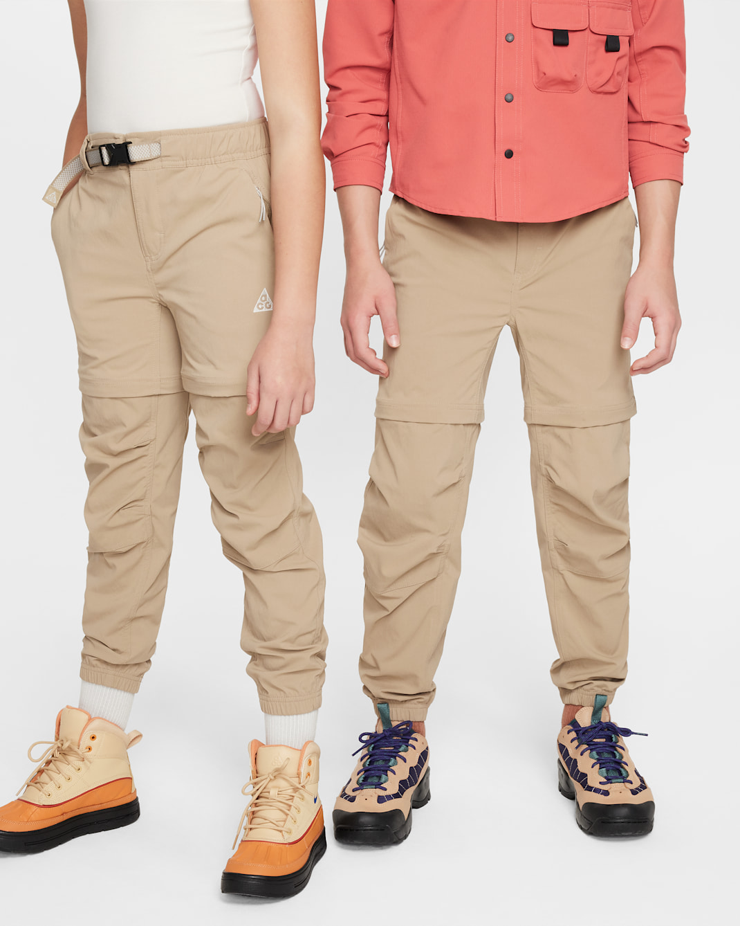 Nike ACG Repel Hike Older Kids' Convertible Trousers - Khaki/Light Iron Ore/Summit White