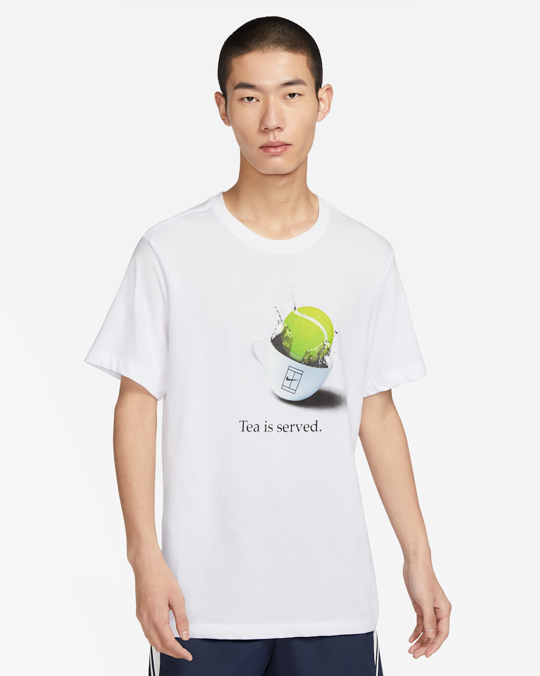 NikeCourt Dri-FIT Men's Tennis T-Shirt - White