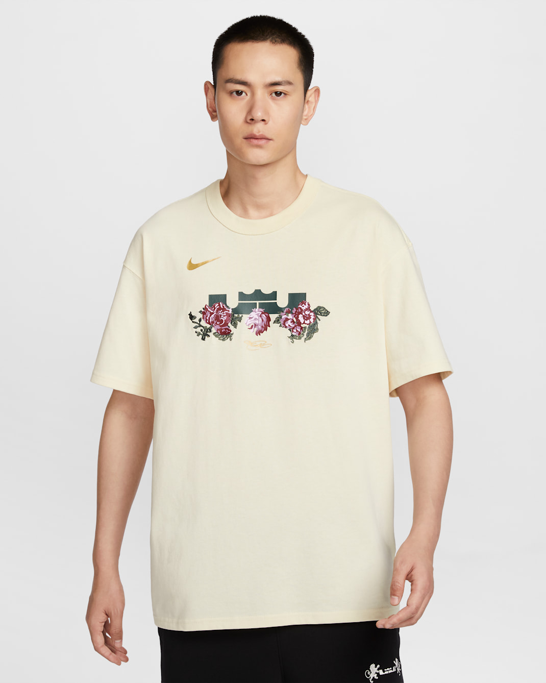 LeBron Men's Max90 Basketball T-Shirt - Coconut Milk