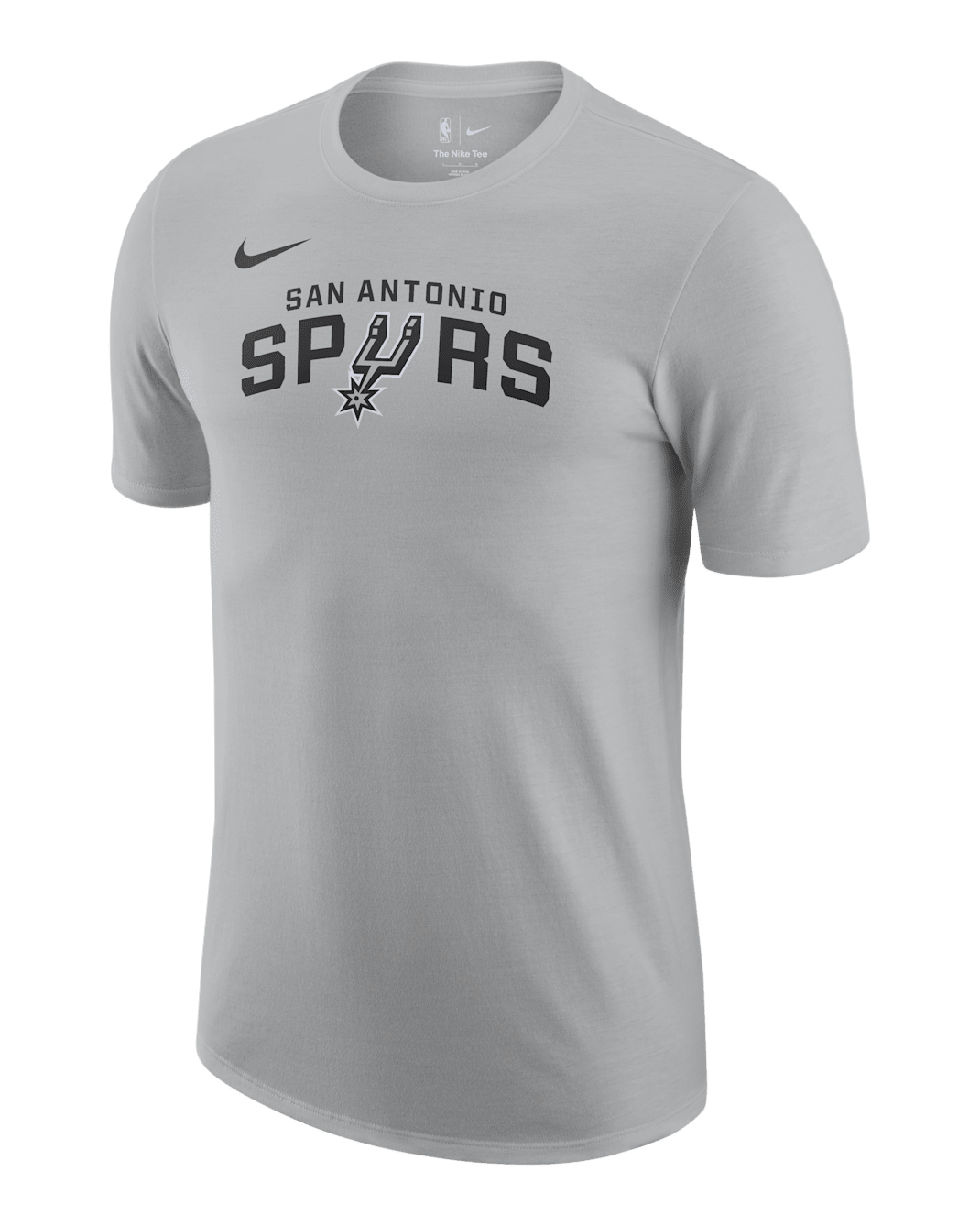 San Antonio Spurs Essential Men's Nike NBA T-Shirt - Flat Silver