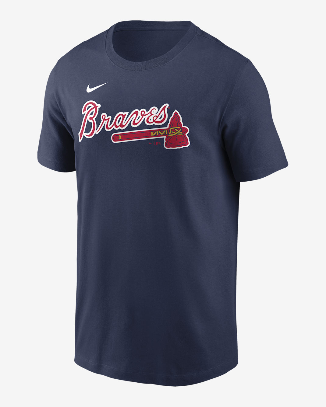 Ronald Acuña Jr. Atlanta Braves Fuse Men's Nike MLB T-Shirt - Navy