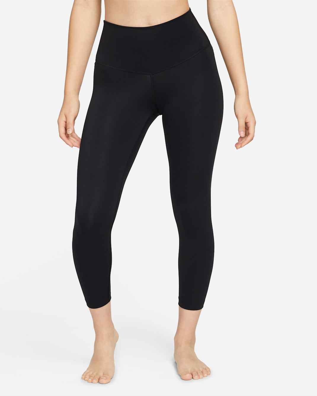 Nike Yoga Women's High-Rise 7/8 Leggings - Black/Iron Grey