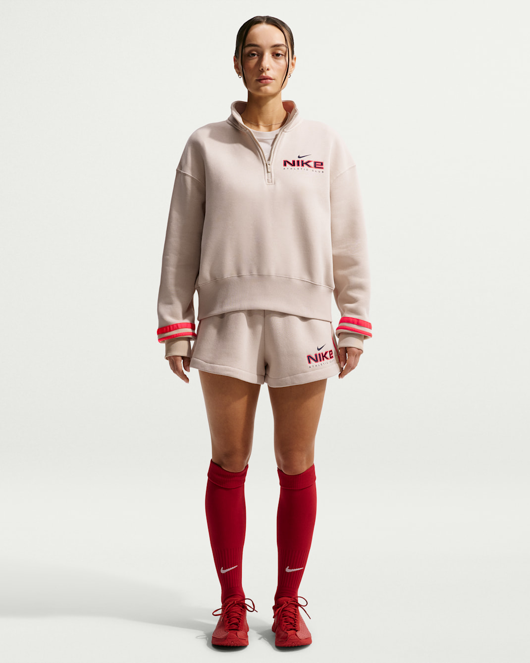 Nike Sportswear Women's Fleece Shorts - Sand Drift