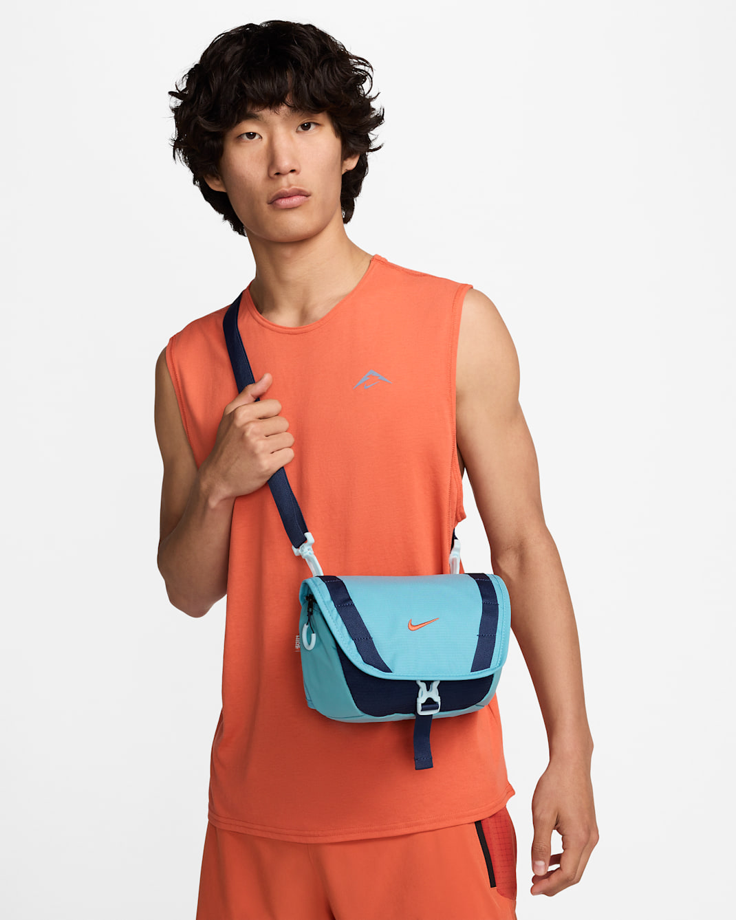 Nike Hike Hip Pack (4L) - Denim Turquoise/Midnight Navy/Vintage Coral