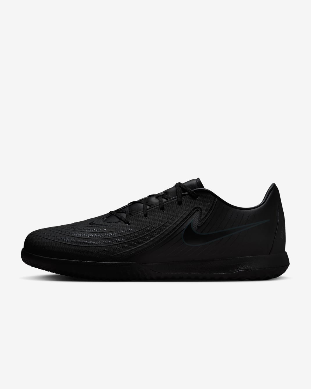 Nike Phantom GX 2 Academy Indoor Court Low-Top Football Shoes - Black/Deep Jungle/Black