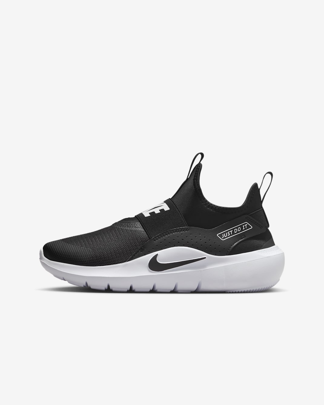 Tenis de correr para niños grandes Nike Flex Runner 4 - Negro/Blanco/Blanco/Negro