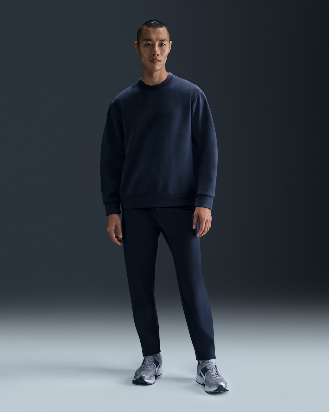 Nike 24.7 PerfectStretch Men's Dri-FIT 5-Pocket Slim-Fit Trousers - Obsidian/Black/Dark Obsidian