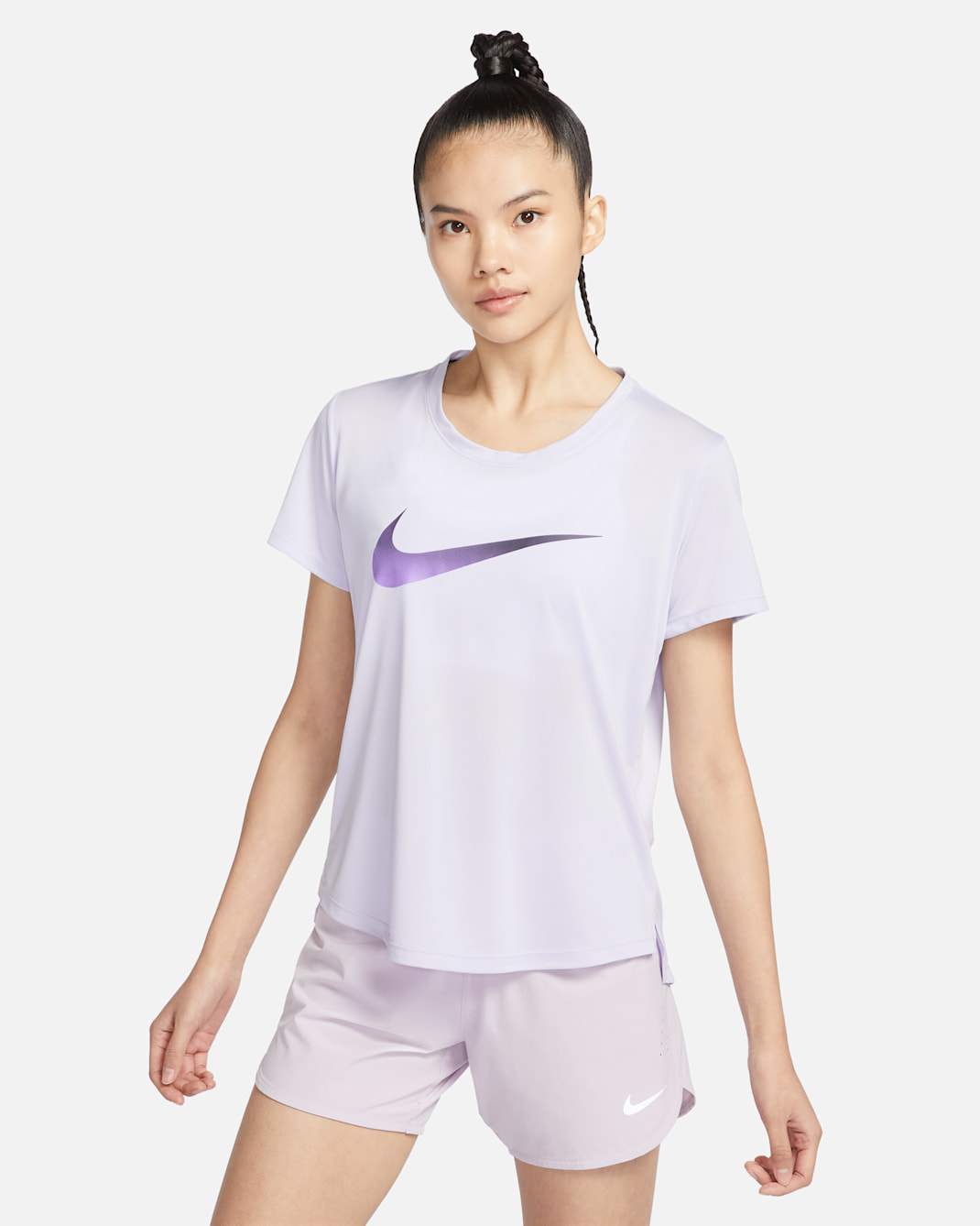 Nike Dri-FIT One Women's Short-Sleeve Running Top - Oxygen Purple
