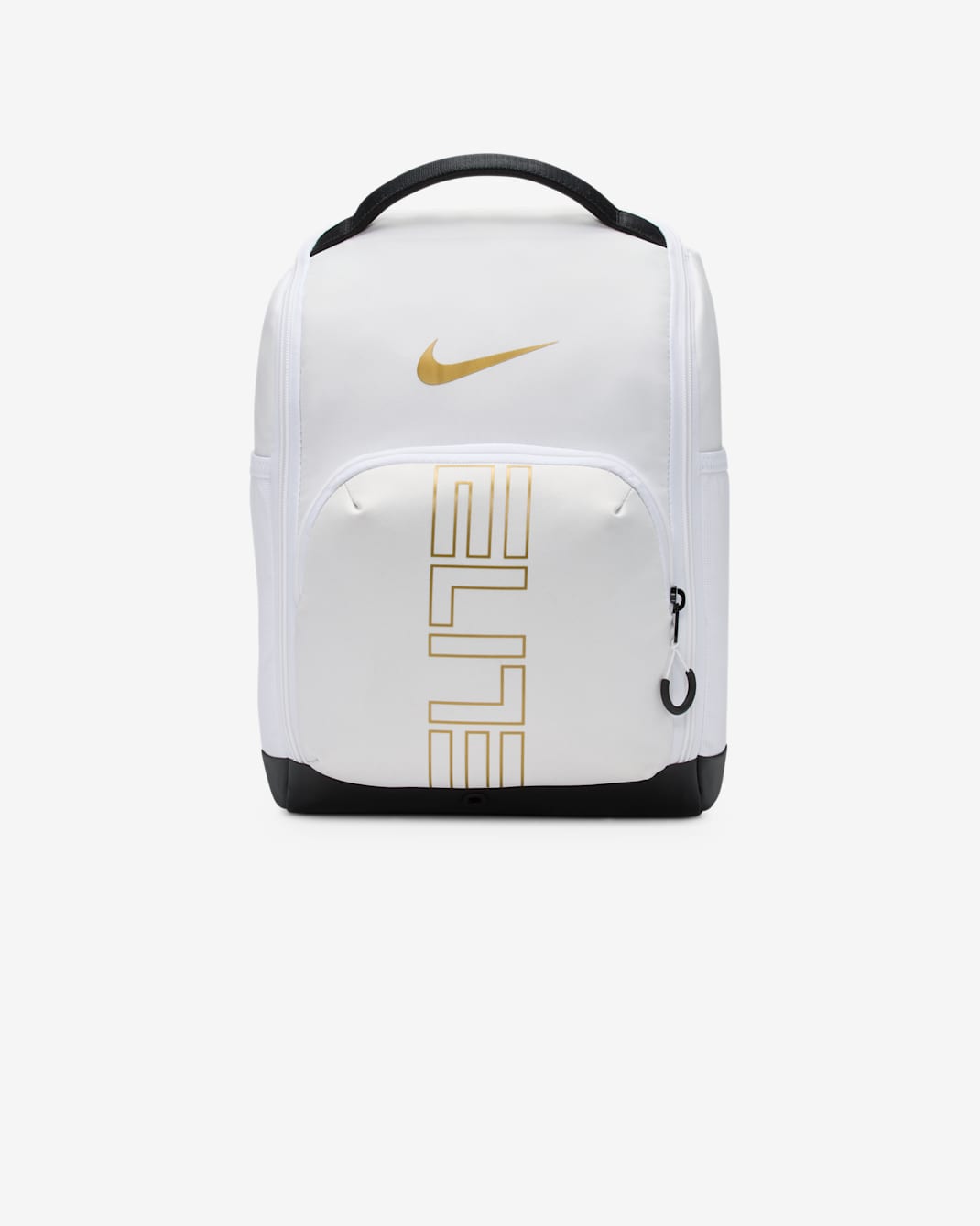 Nike Varsity Elite Basketball Shoe Bag (14L) - White/Black/Metallic Gold
