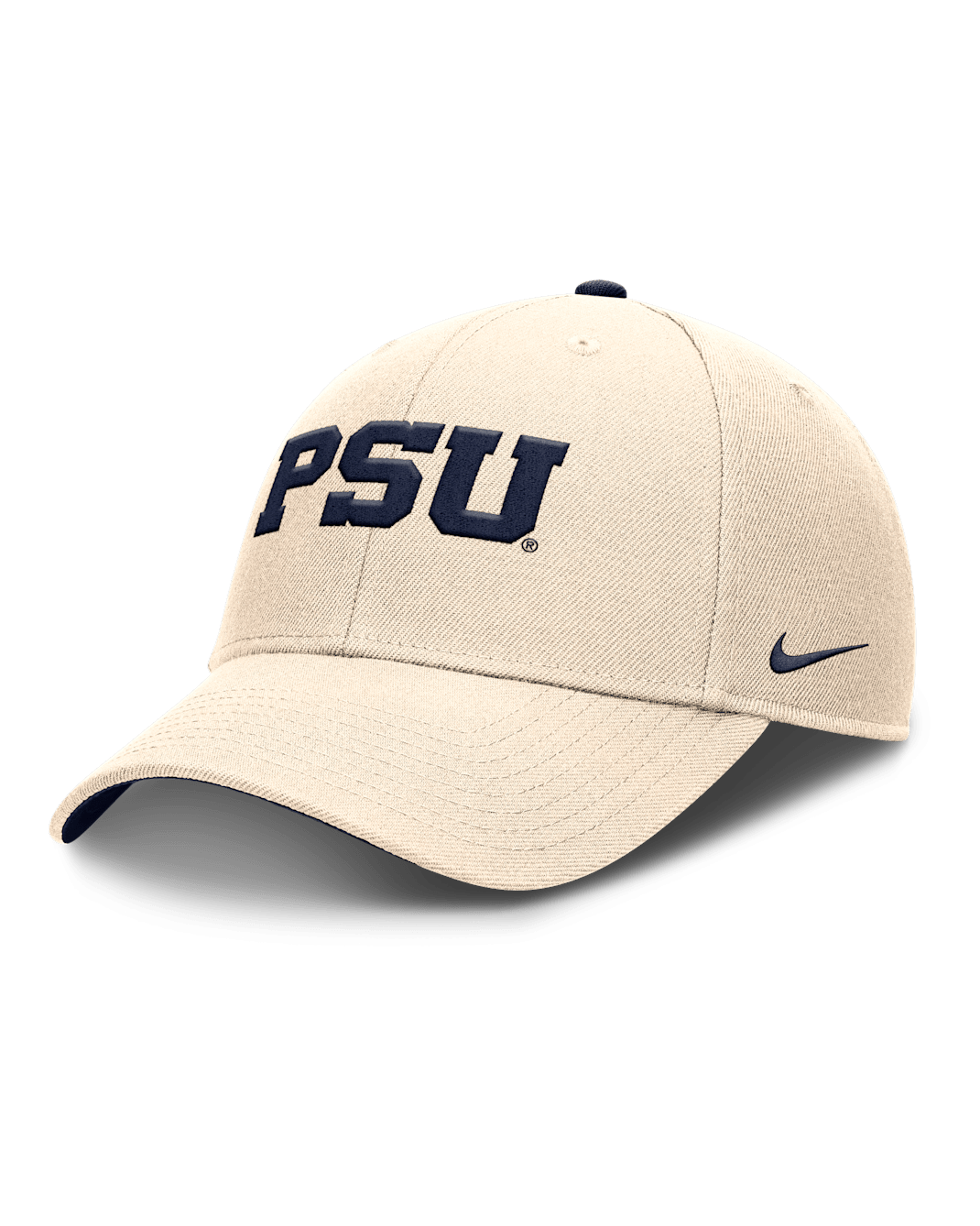 Penn State Primetime Rise Men's Nike Dri-FIT College Trucker Adjustable Hat - Natural