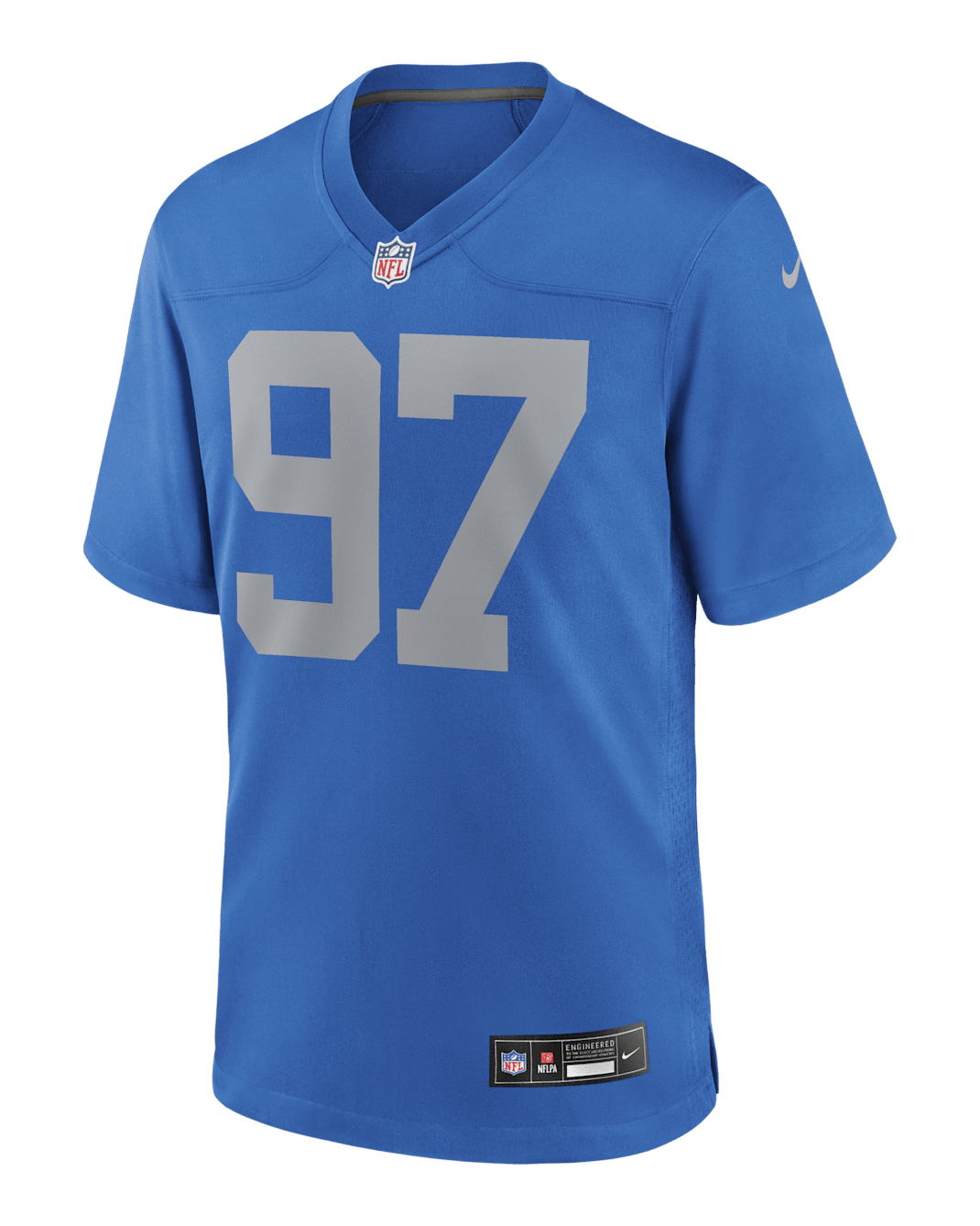 Aidan Hutchinson Detroit Lions Men's Nike NFL Game Football Jersey - Blue