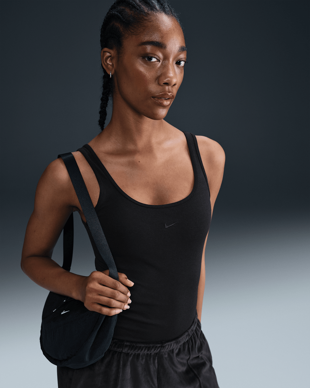 Camiseta de tirantes para mujer Nike Sportswear Chill Knit - Negro