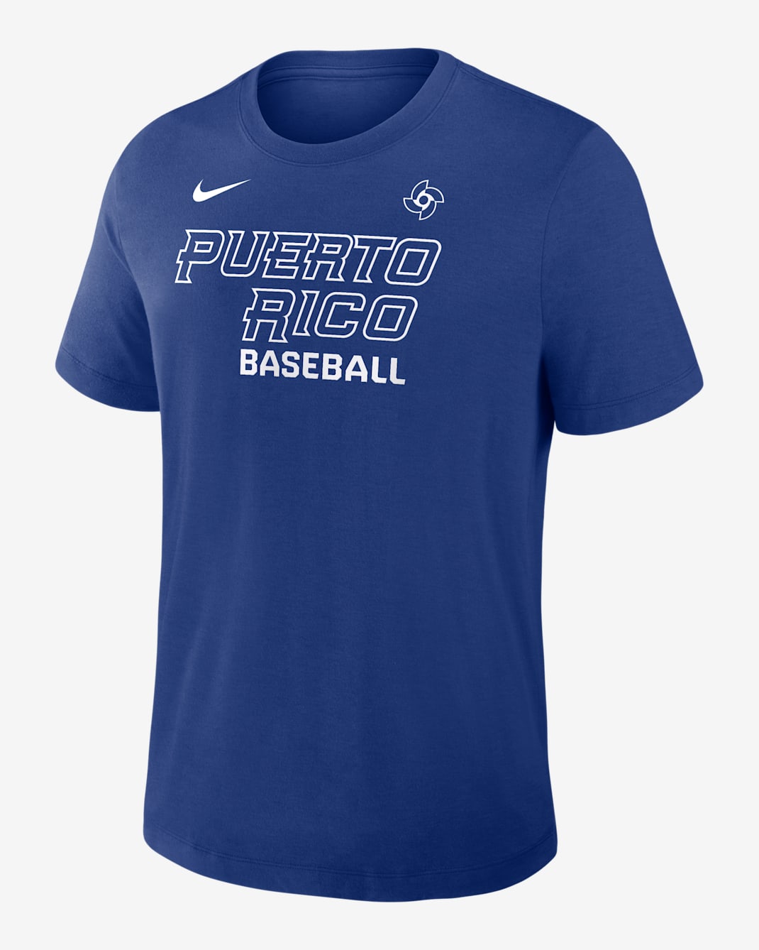 Puerto Rico National Baseball Team 2026 World Baseball Classic Authentic Collection Early Work Men's Nike Dri-FIT T-Shirt - Royal