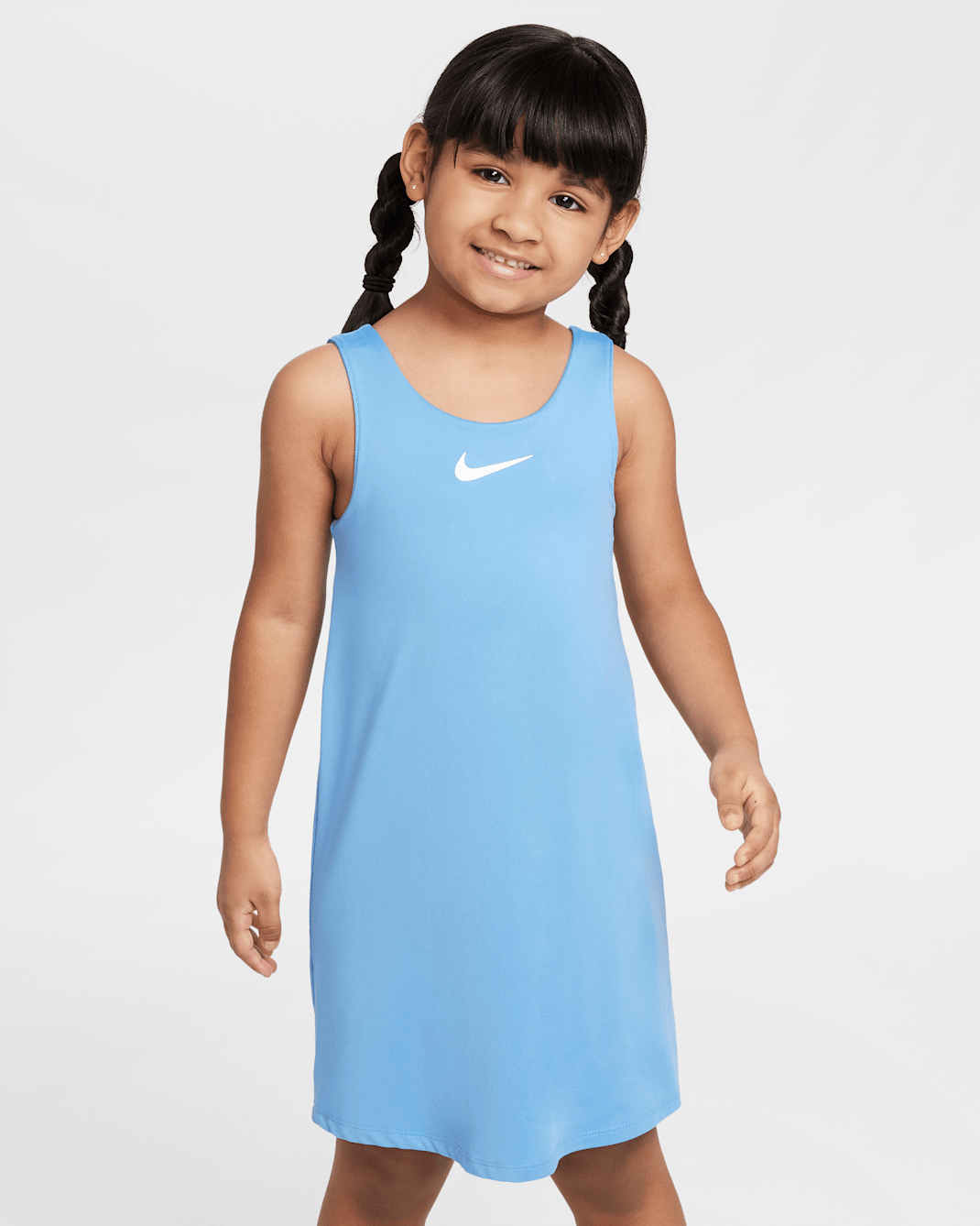 Vestido deportivo para niñas talla pequeña Nike Dri-FIT One - Azul extremo