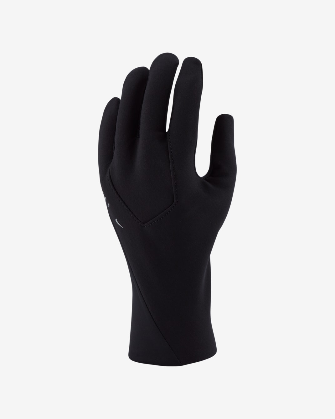 Guantes de running para mujer Nike Shield Phenom - Negro/Negro/Plata