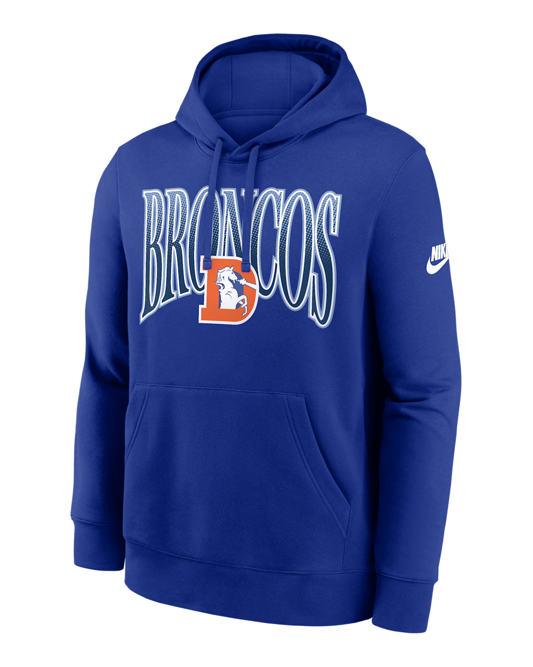 Denver Broncos Rewind Club Men's Nike NFL Pullover Hoodie - Royal