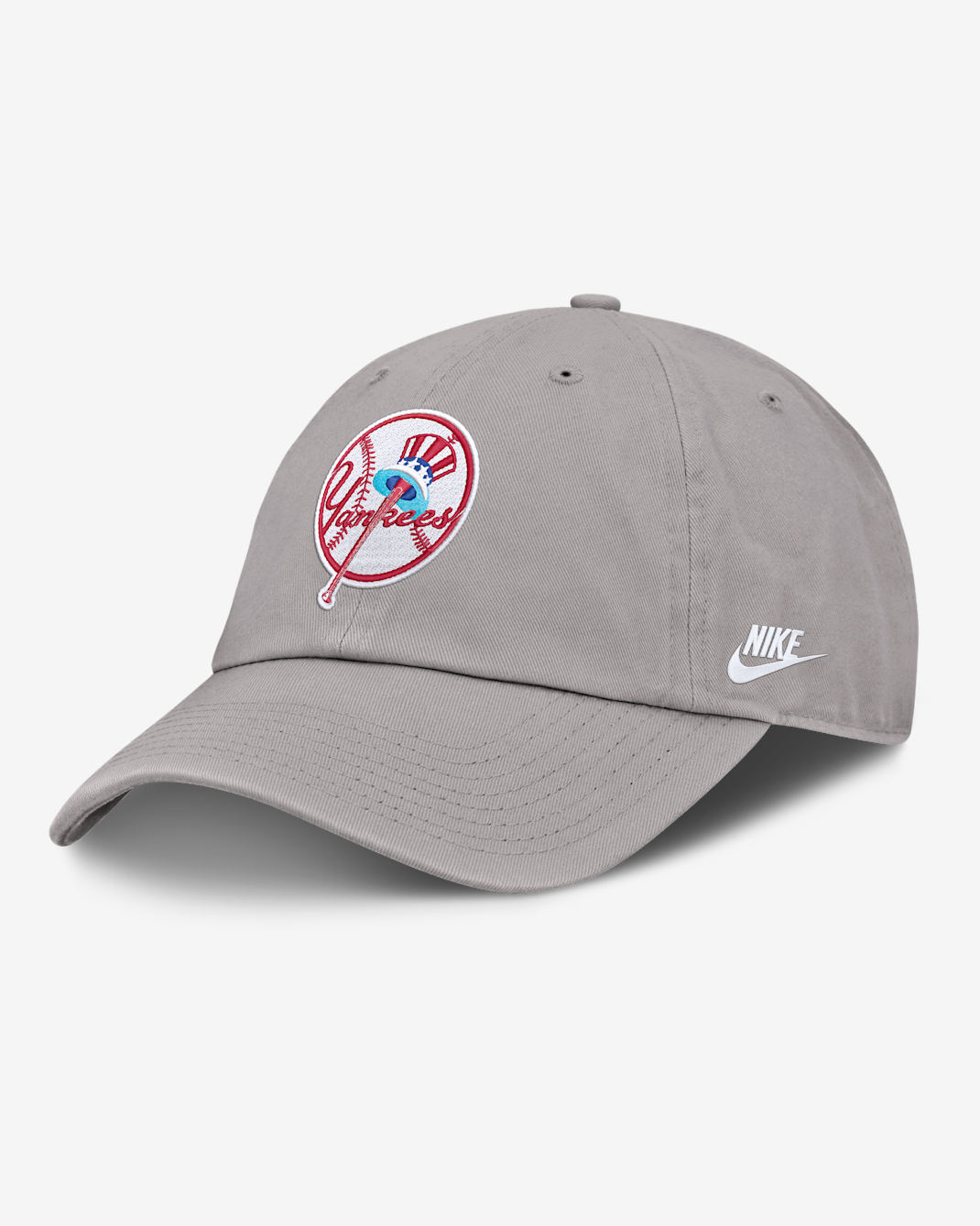 New York Yankees Cooperstown Club Men’s Nike MLB Adjustable Hat - Pewter