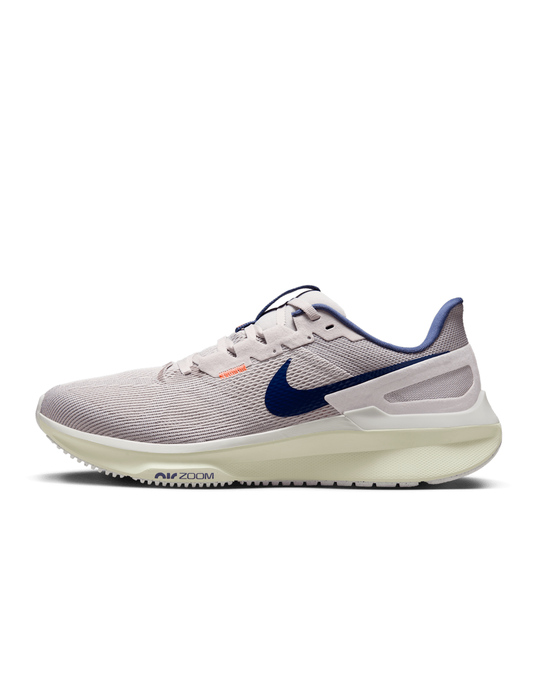 Nike Structure 25 Men's Road Running Shoes - Light Iron Ore/Total Orange/Atmosphere Grey/Thunder Blue