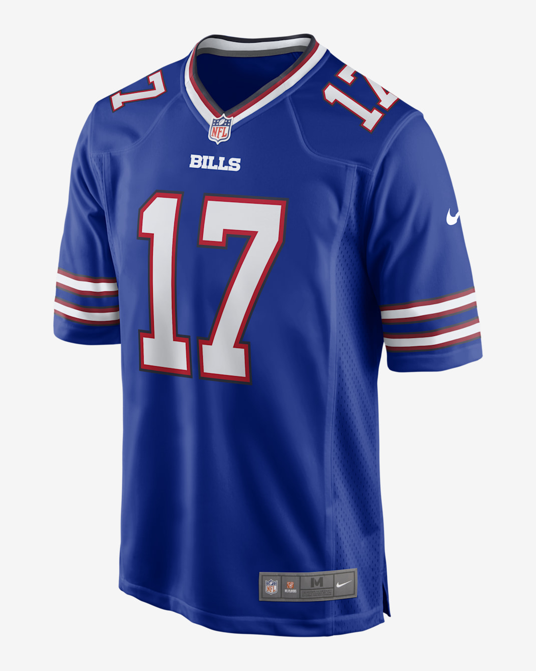 Jersey Nike de juego para hombre Josh Allen Buffalo Bills - Azul eléctrico
