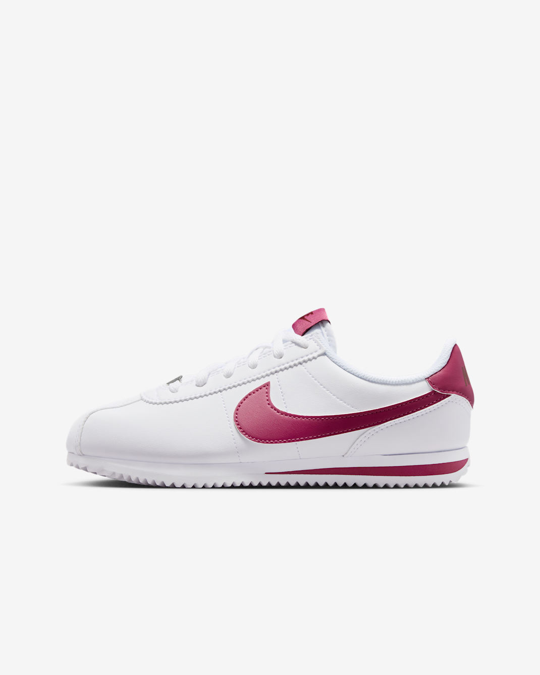 Tenis para niños grandes Nike Cortez - Blanco/Rojo team/Remolacha dulce