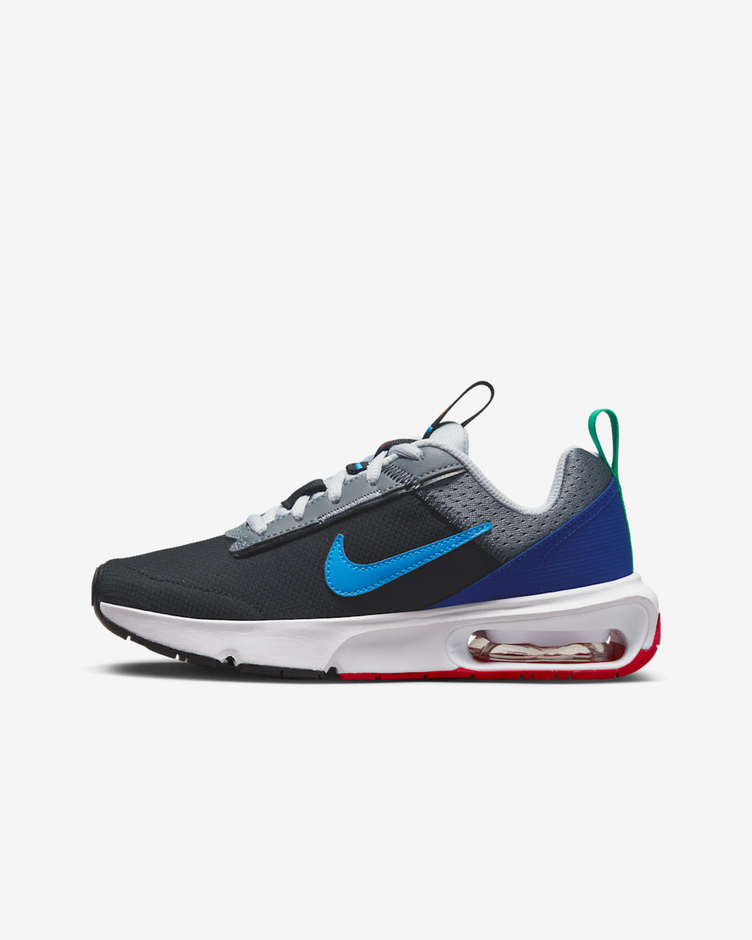Nike Air Max INTRLK Lite Big Kids' Shoes - Black/Cool Grey/Deep Royal Blue/Photo Blue