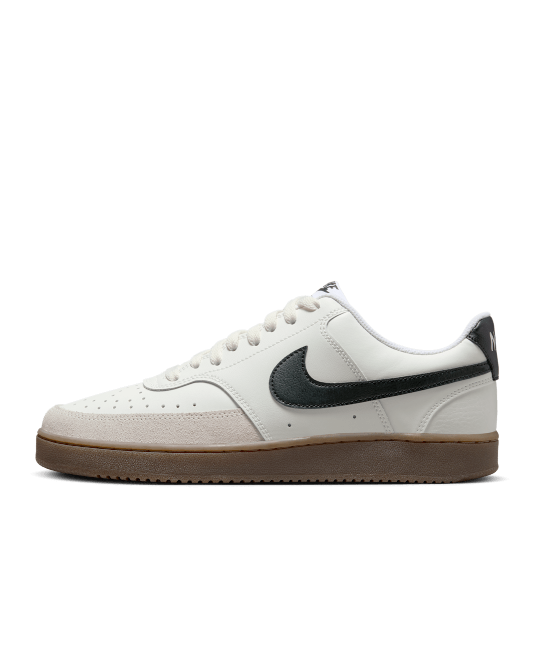 Sko Nike Court Vision Low för män - Sail/Light Orewood Brown/Vit/Svart