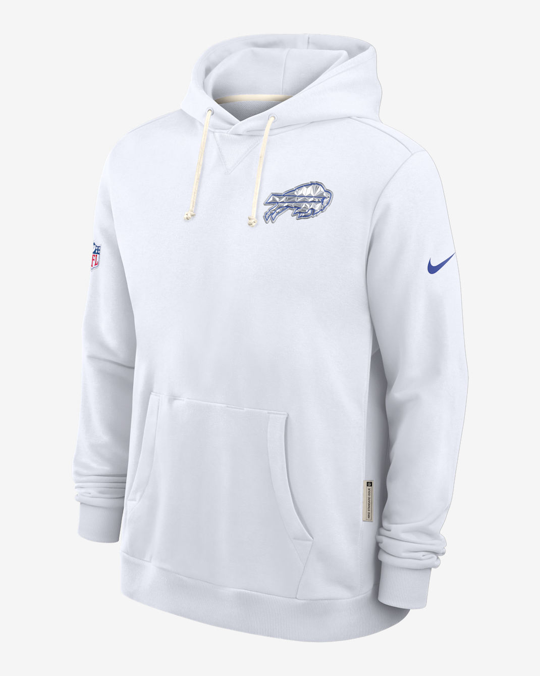 Buffalo Bills Rivalries Collection Sideline Men's Nike Dri-FIT NFL Pullover Hoodie - White