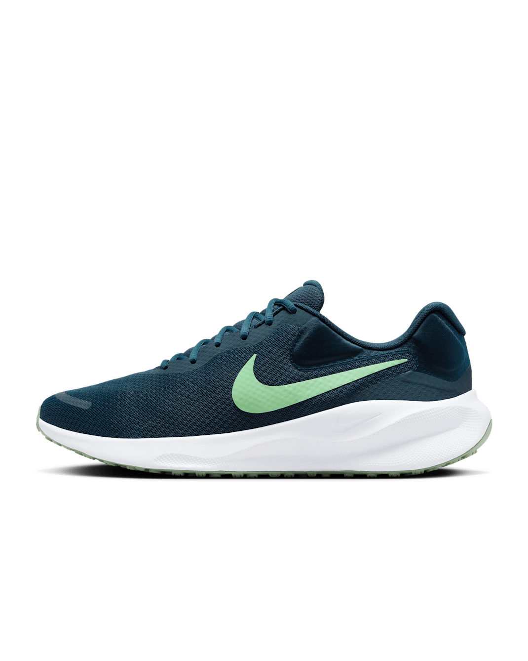 Nike Revolution 7 Men's Road Running Shoes - Armoury Navy/Photon Dust/Jade Horizon/Vapour Green