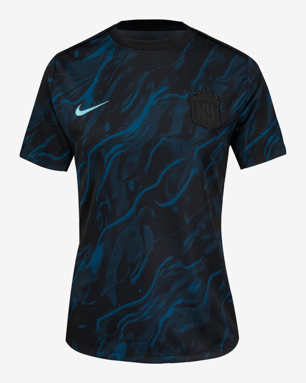 NJ/NY Gotham FC 2025 Women's Nike NWSL Short-Sleeve Pre-Match Top - Marina