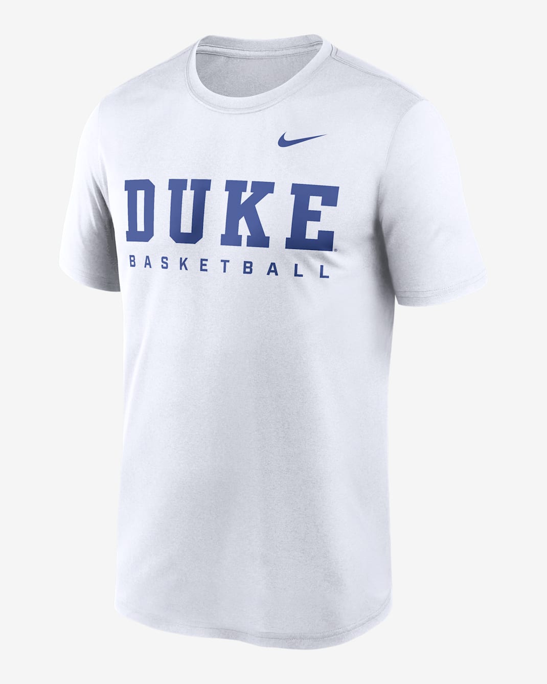 Duke Courtside Basketball Legend Men's Nike Dri-FIT College T-Shirt - White