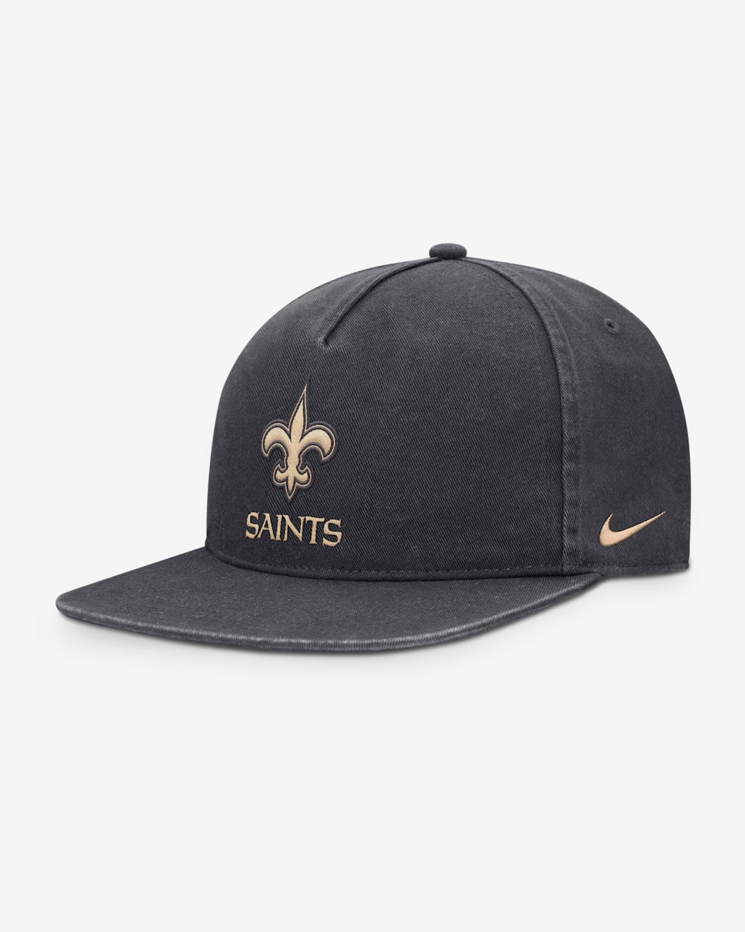 New Orleans Saints Pro Men's Nike NFL Adjustable Hat - Anthracite