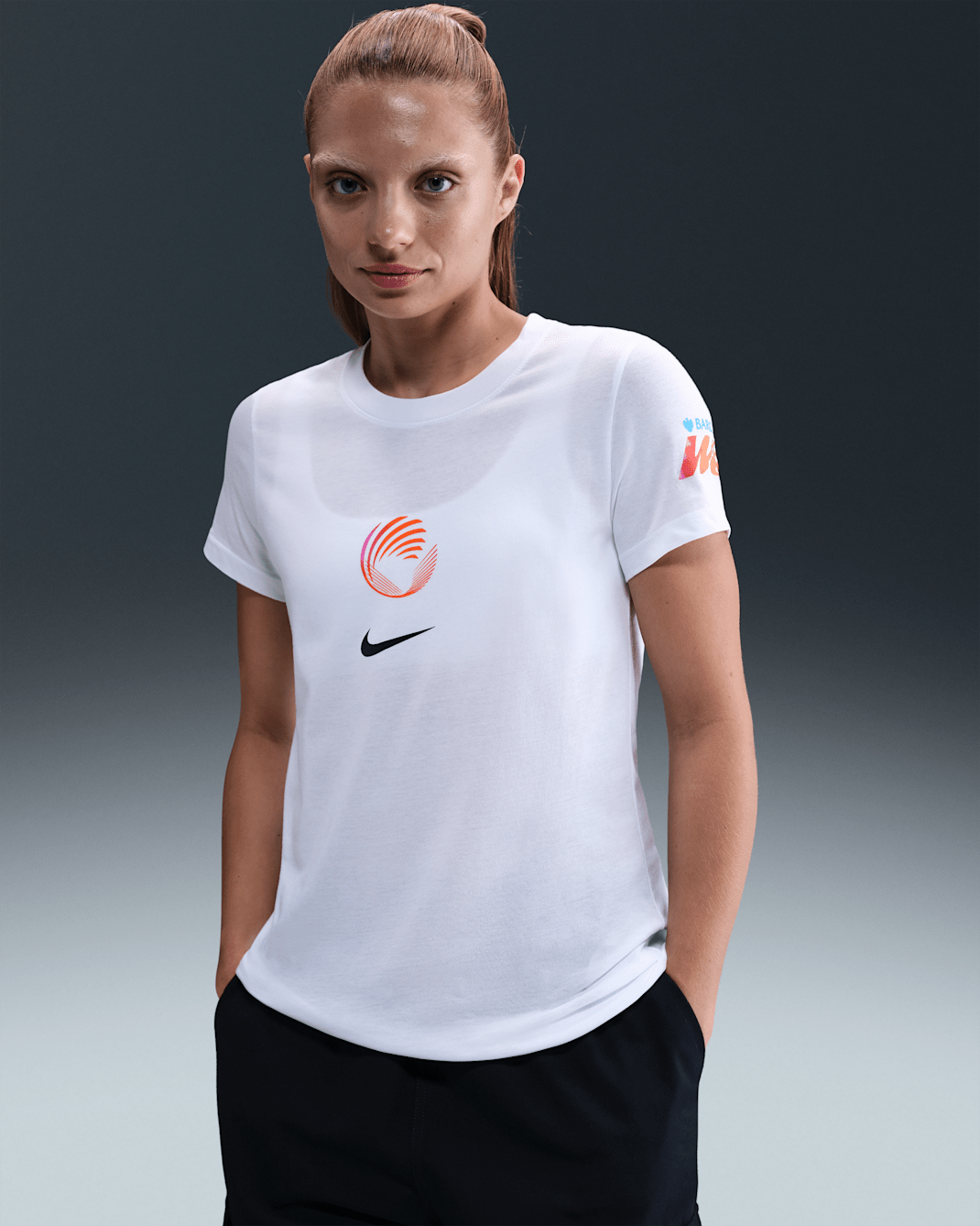WSL Women's Nike Football T-Shirt - White