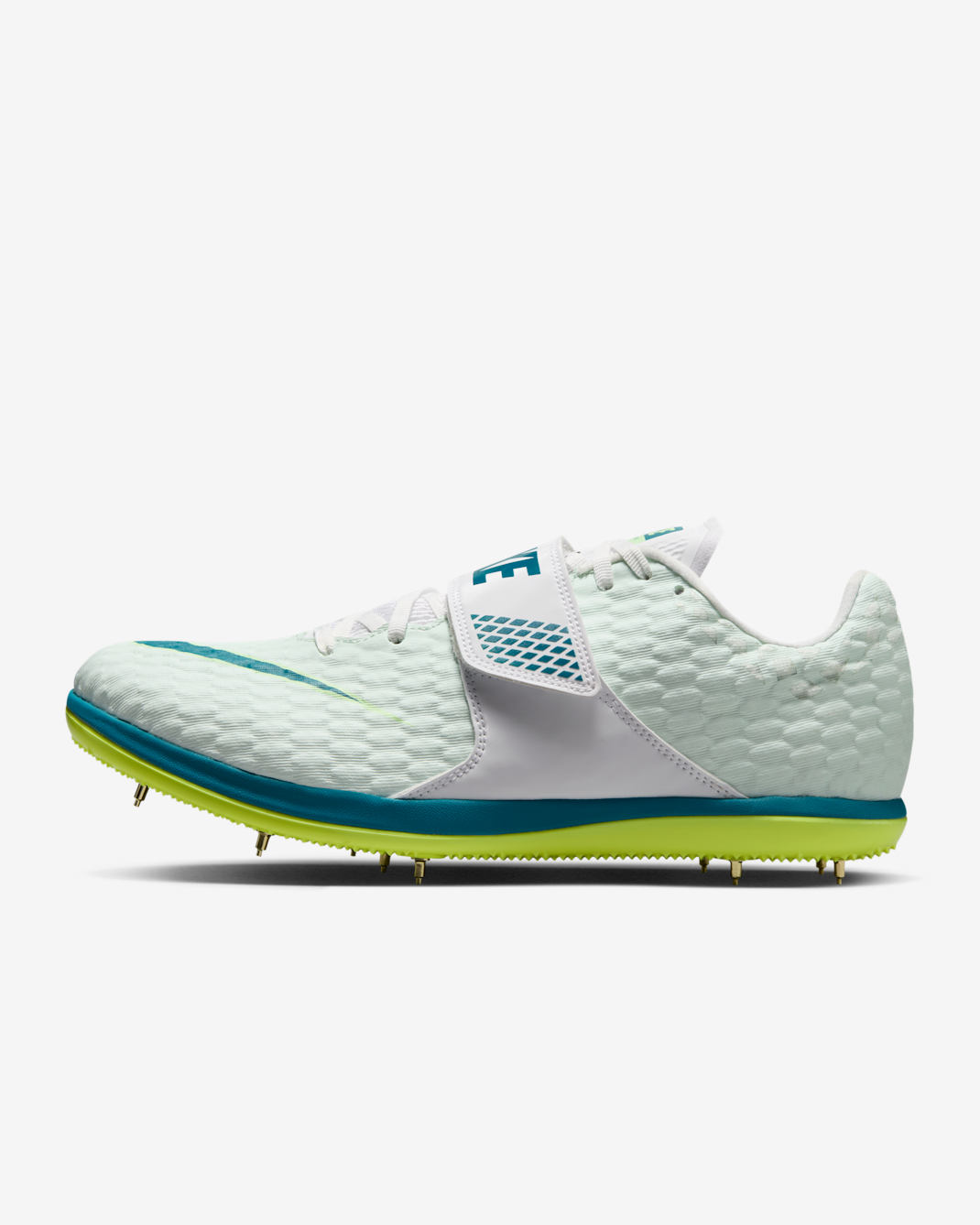 Nike High Jump Elite Track & Field-pigsko til spring - hvid/Barely Green/Vapor Green/Bright Spruce